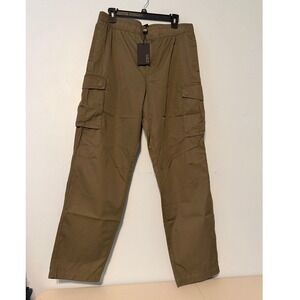 CSG Everett Cargo Pants Men's Large Olive Green Tapered Leg Cotton Nylon 2098